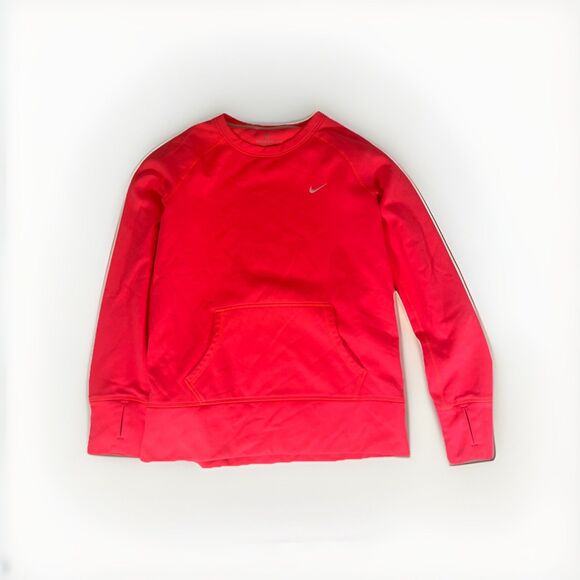Nike Tops - Nike Therma-FIT All Time Fleece Performance Sweatshirt Women's Large Hot Pink